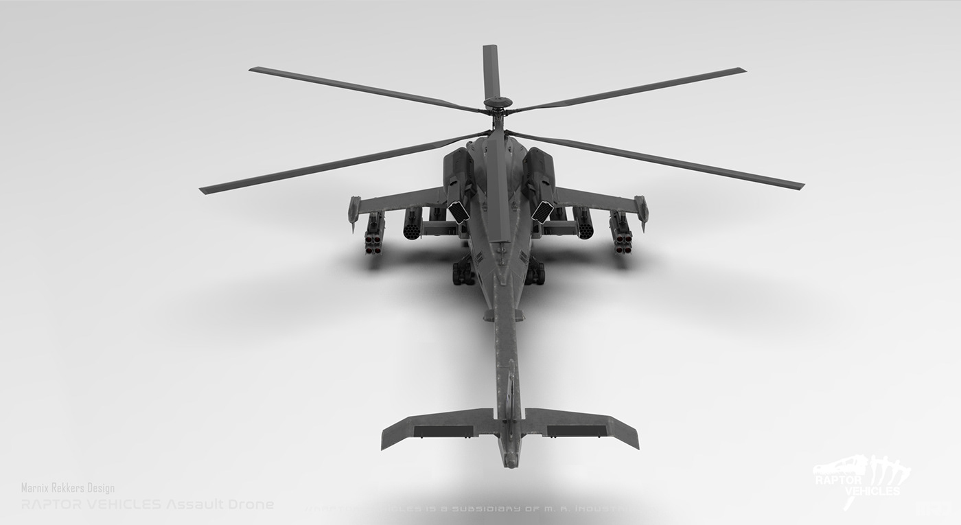 helicopter Aircraft 3D Military Weapon concept art artwork Vehicle automotive   concept