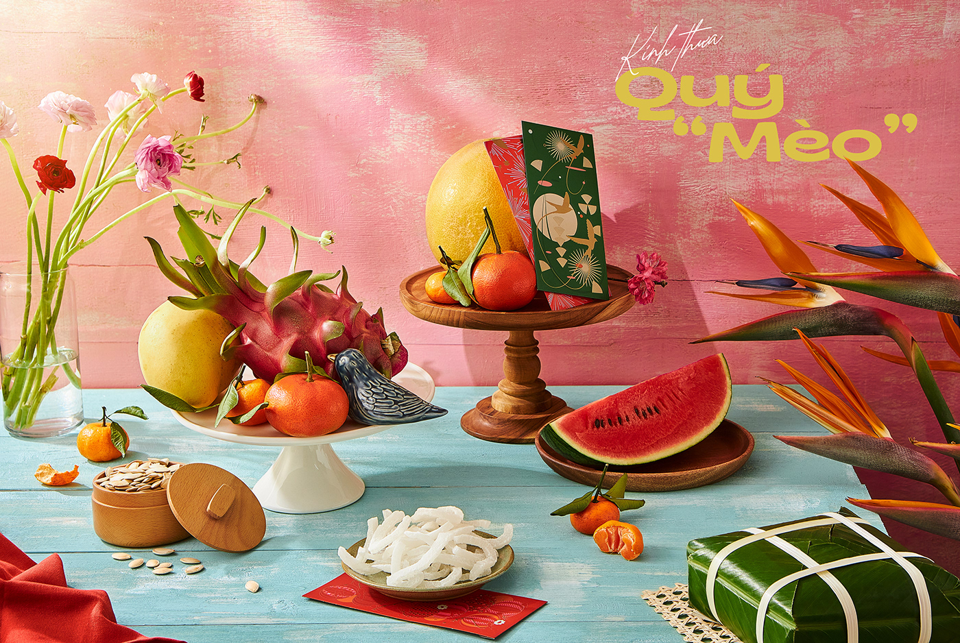 art direction  cuisine Food  food photography food styling lifestyle Lunar New Year tet traditional vietnam