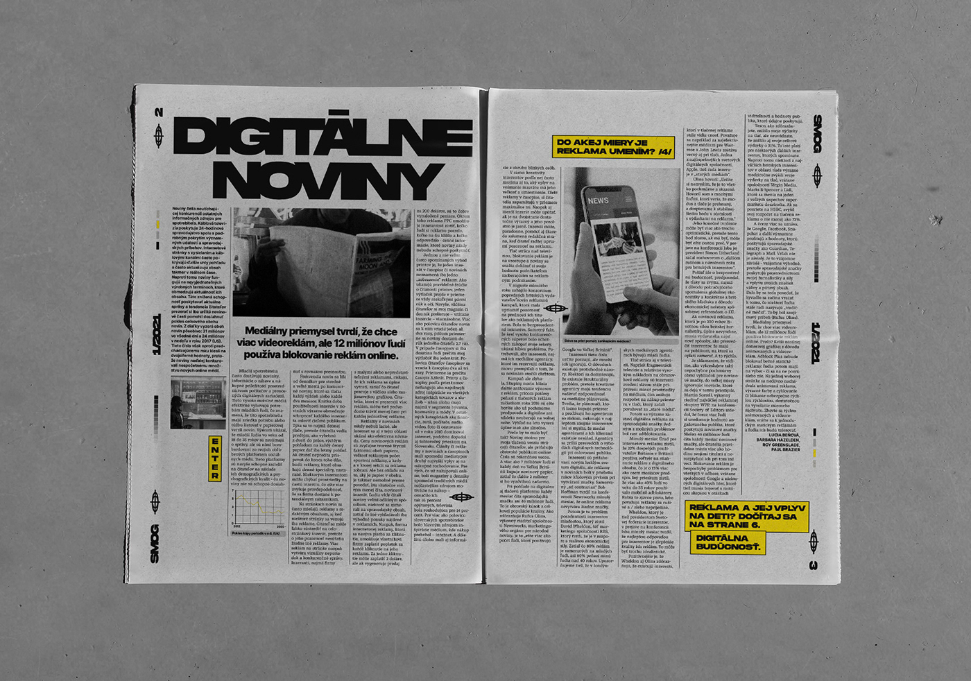 magazine magazinedesign newspaper newspaperdesign smog