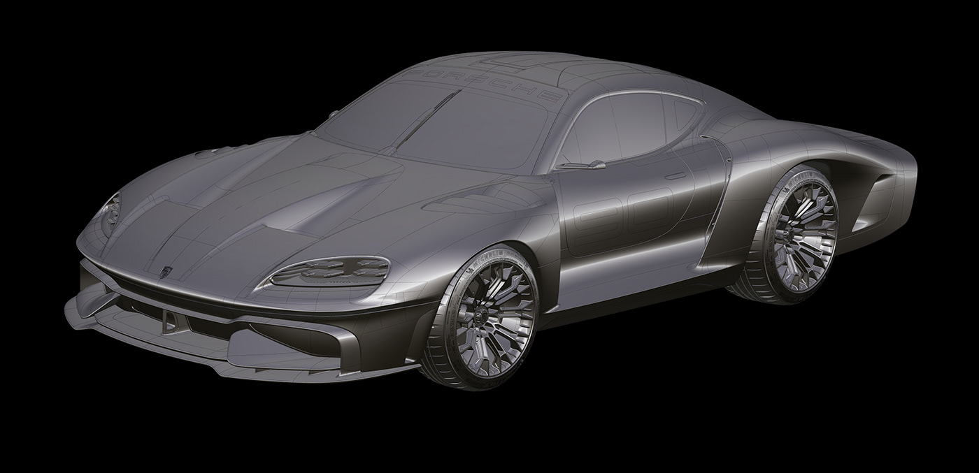 automotivedesign cardesign EnrealEngine4 mobydick Porsche PORSCHEMOBYDICK transportationdesign UnrealEngine vehicledesign