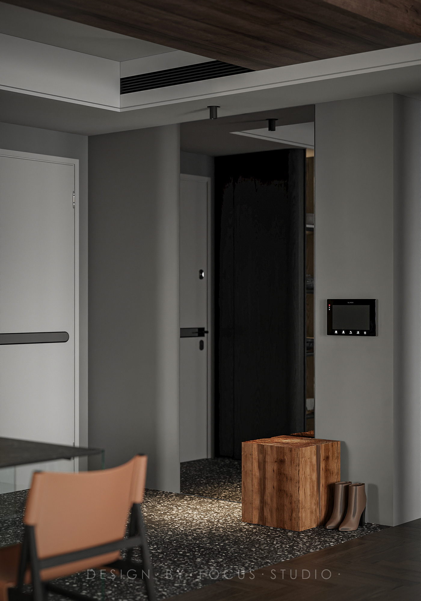 3ds max architecture corona Interior kitchen livingroom Mordern Render visualization