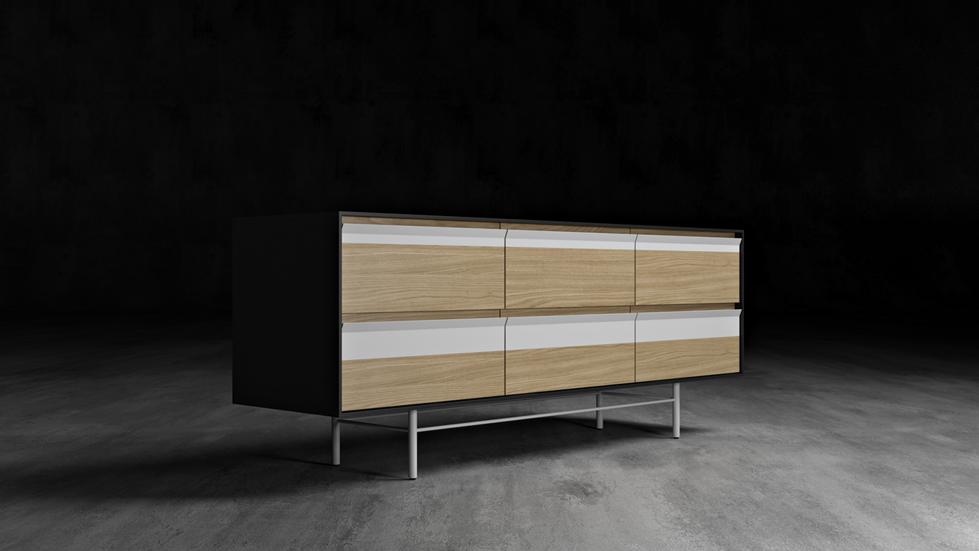 pyramid furniture Pavelvetrov design productdesign sideboard desk bedsitetable tvtable furnituredesign