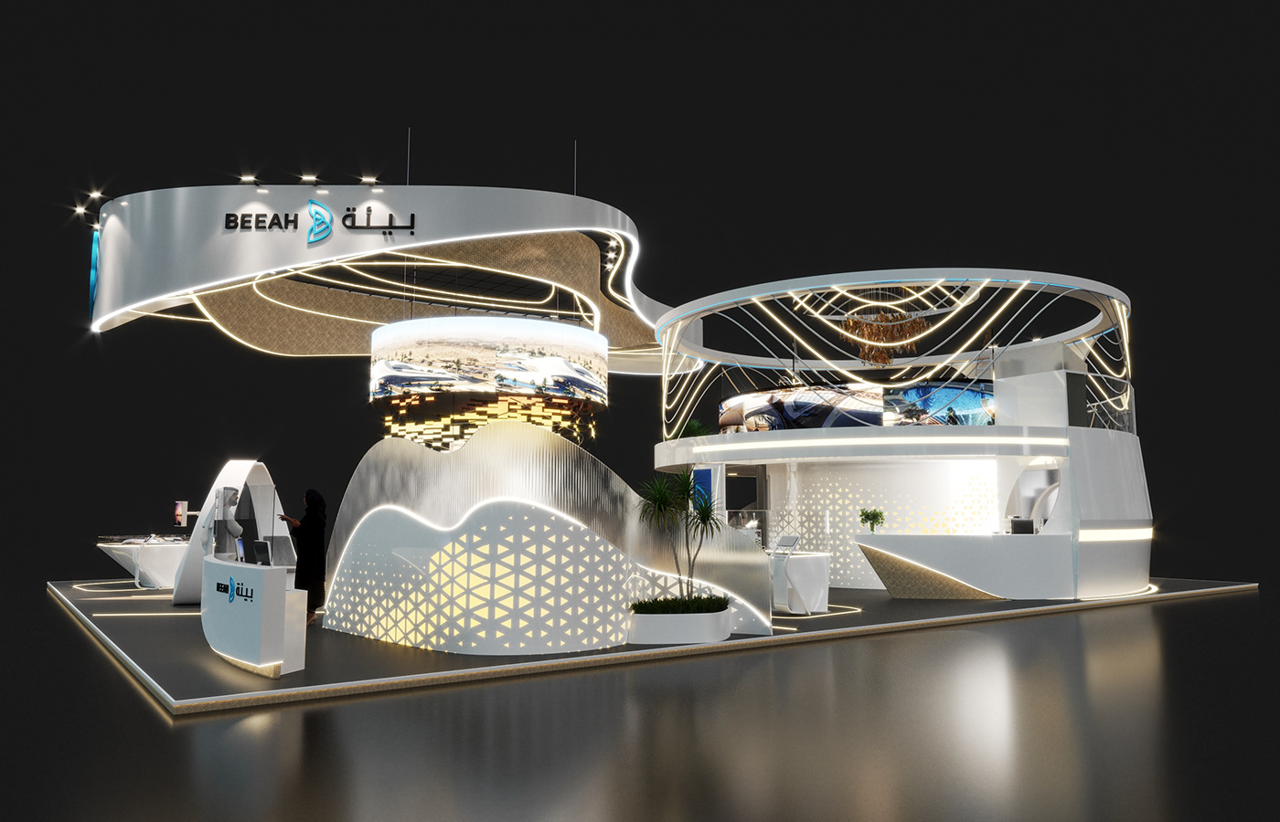 3D 3d design 3ds max architecture corona Creative Direction  design Exhibition Design  innovation UAE