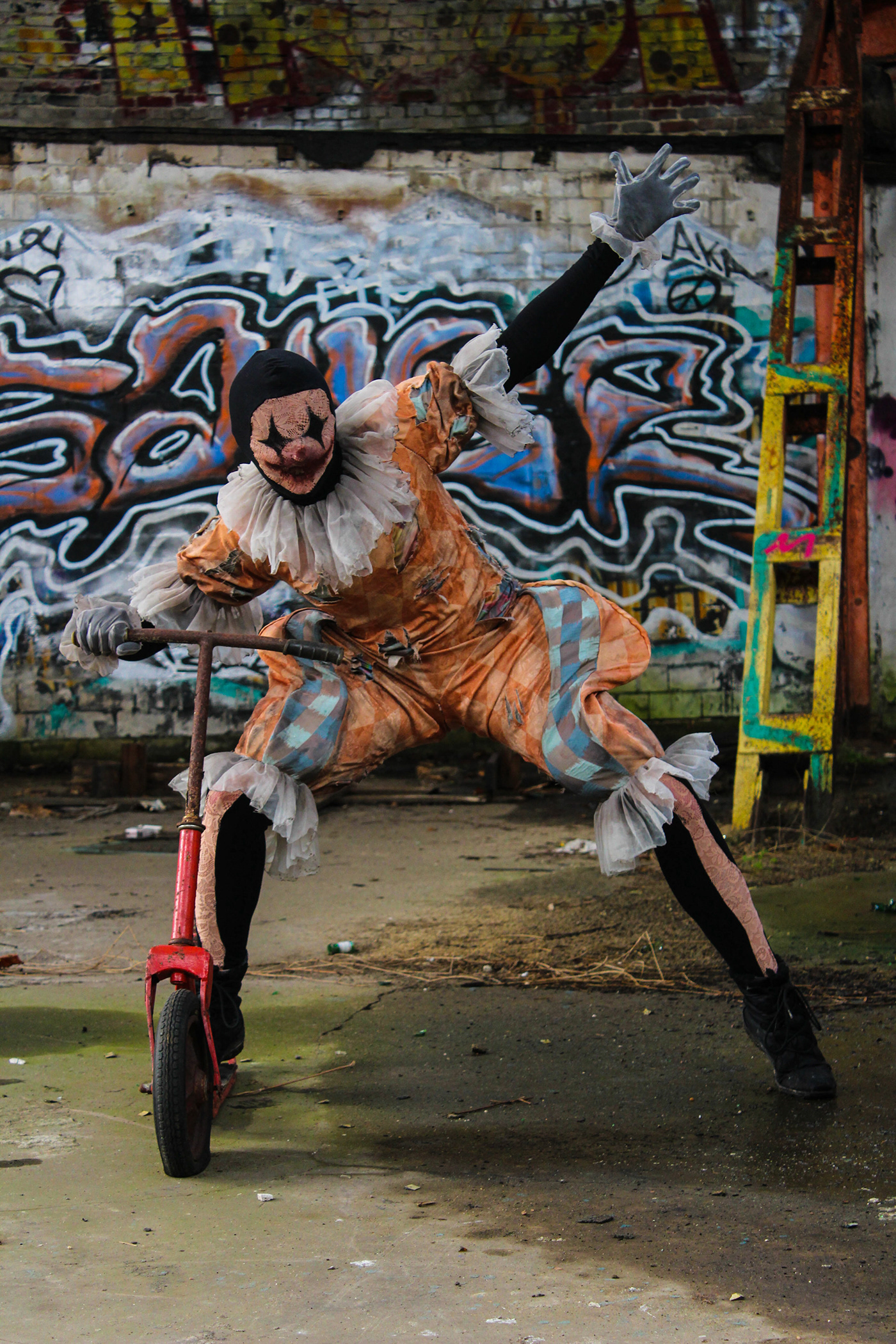 clown Costume Design  horror lost places theater  uncanny