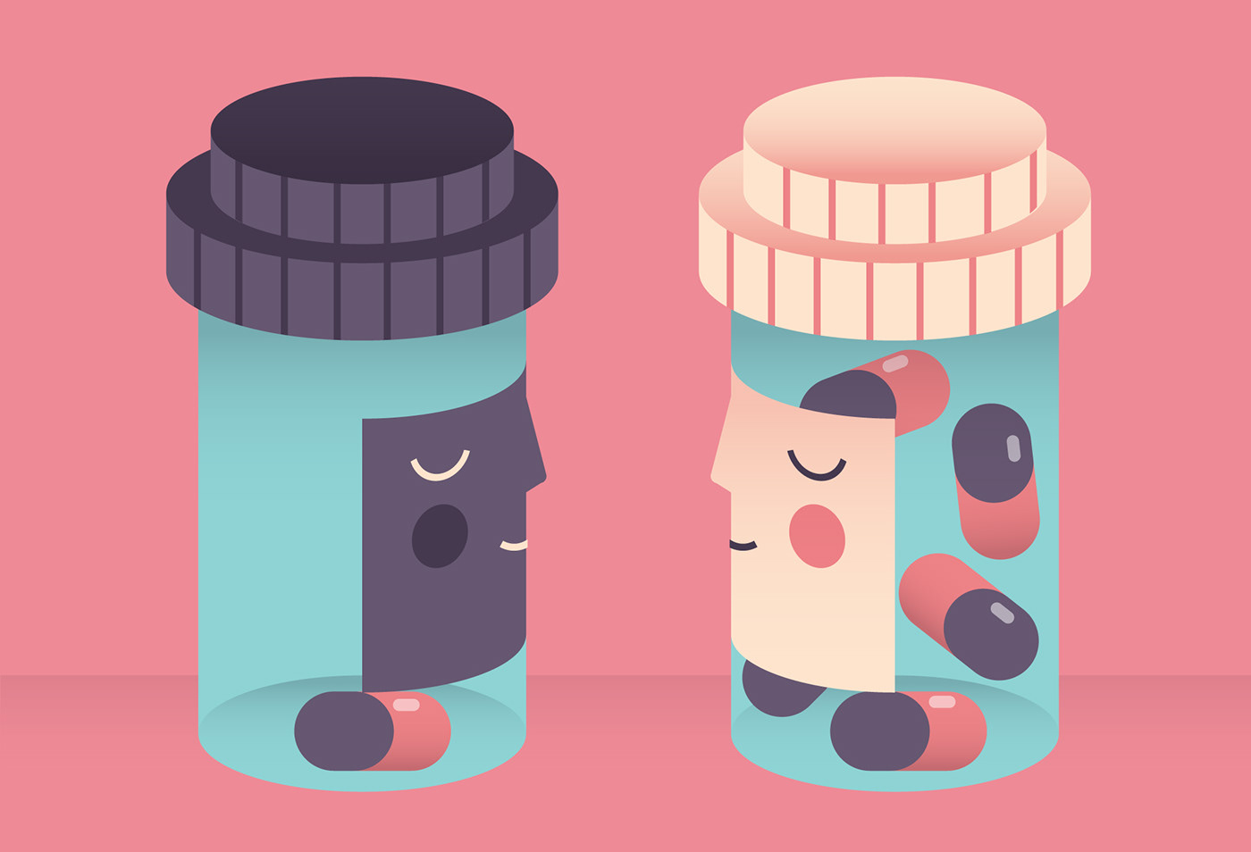 pills drug cancer pro publica conceptual ILLUSTRATION  illo Illustrator vector