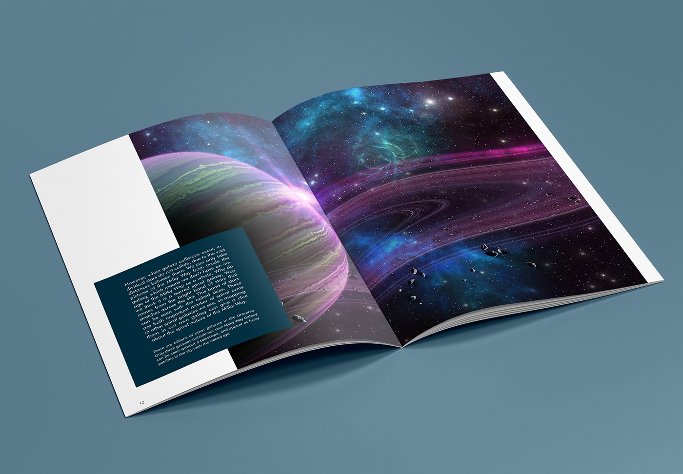 book cover design editorial design  galaxy InDesign Layout Layout Design magazine print