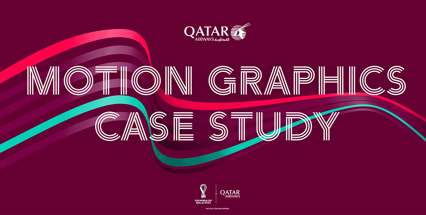 motion design motion graphics  design animation  after effects social media football world cup Qatar branding 