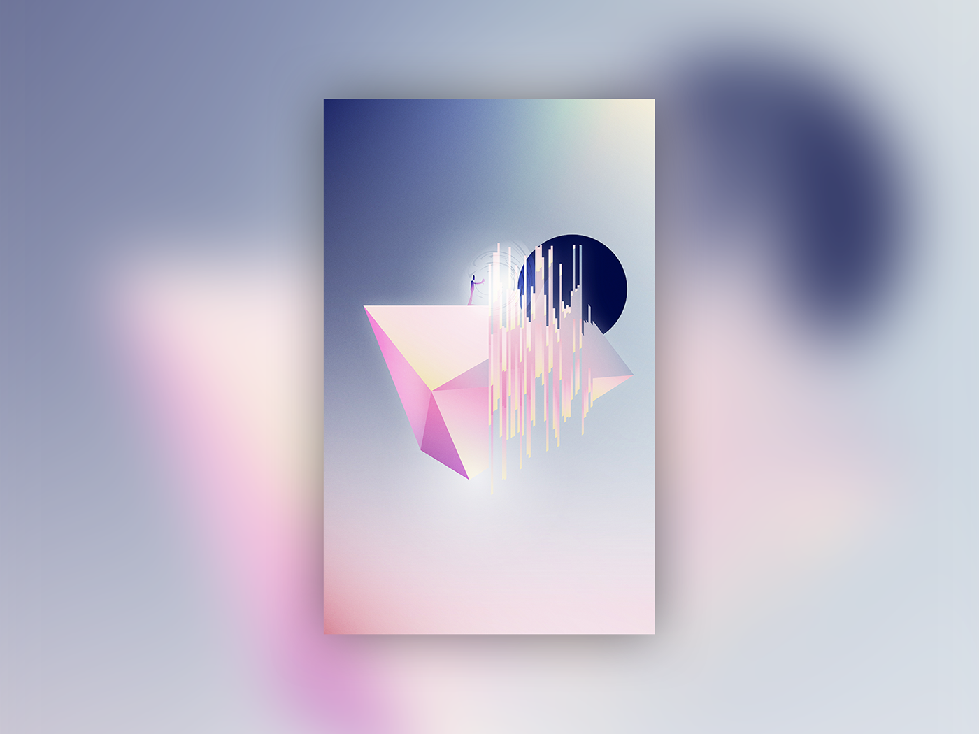 gradient colour experiment digitalart typography   Glitch