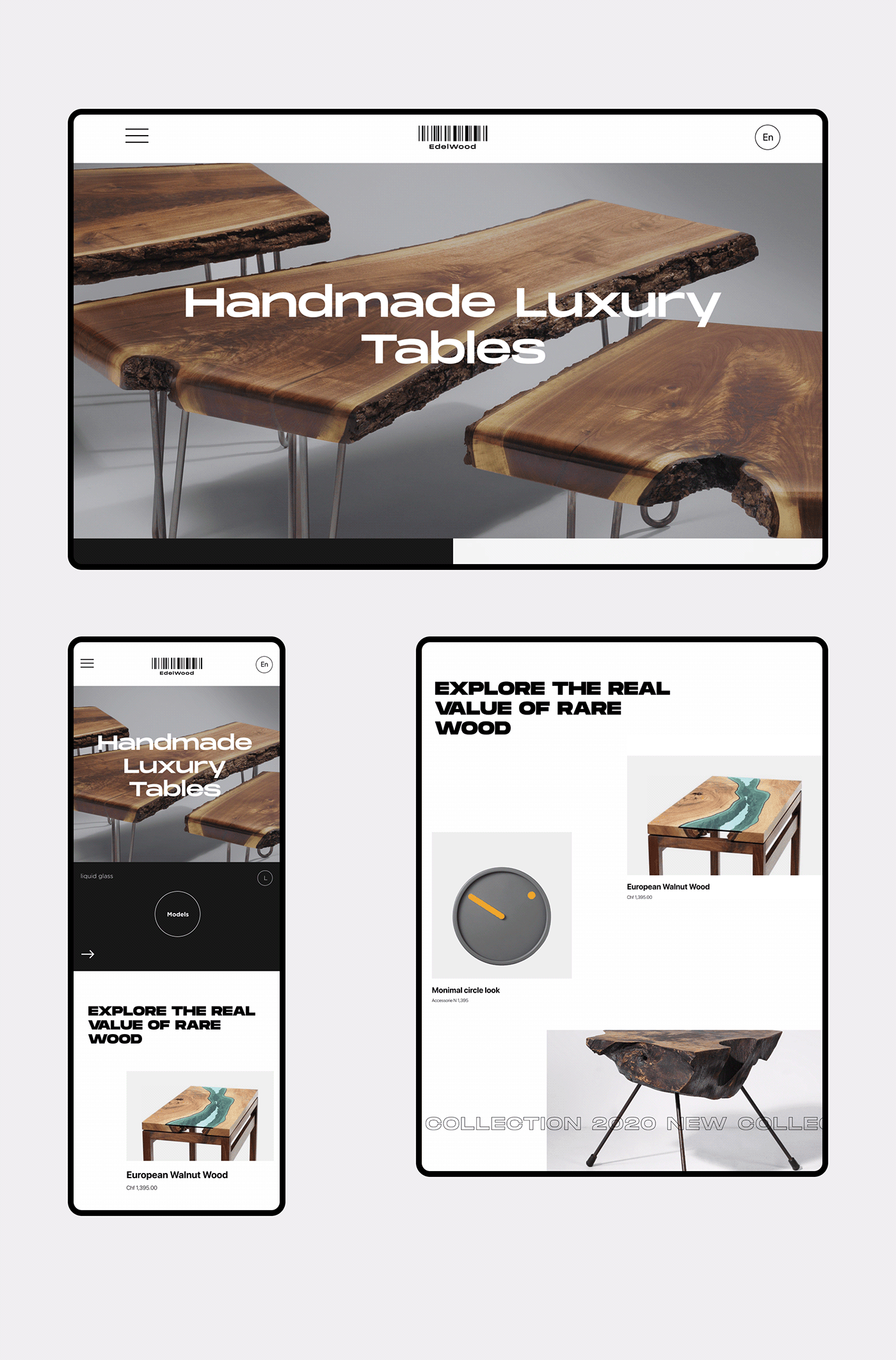 furniture Intereactions landing minimal table UI UI/UX ux webgl wood