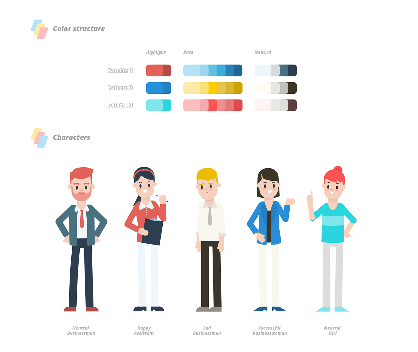 animation  business Character explainer video flat illustration grow tutorial