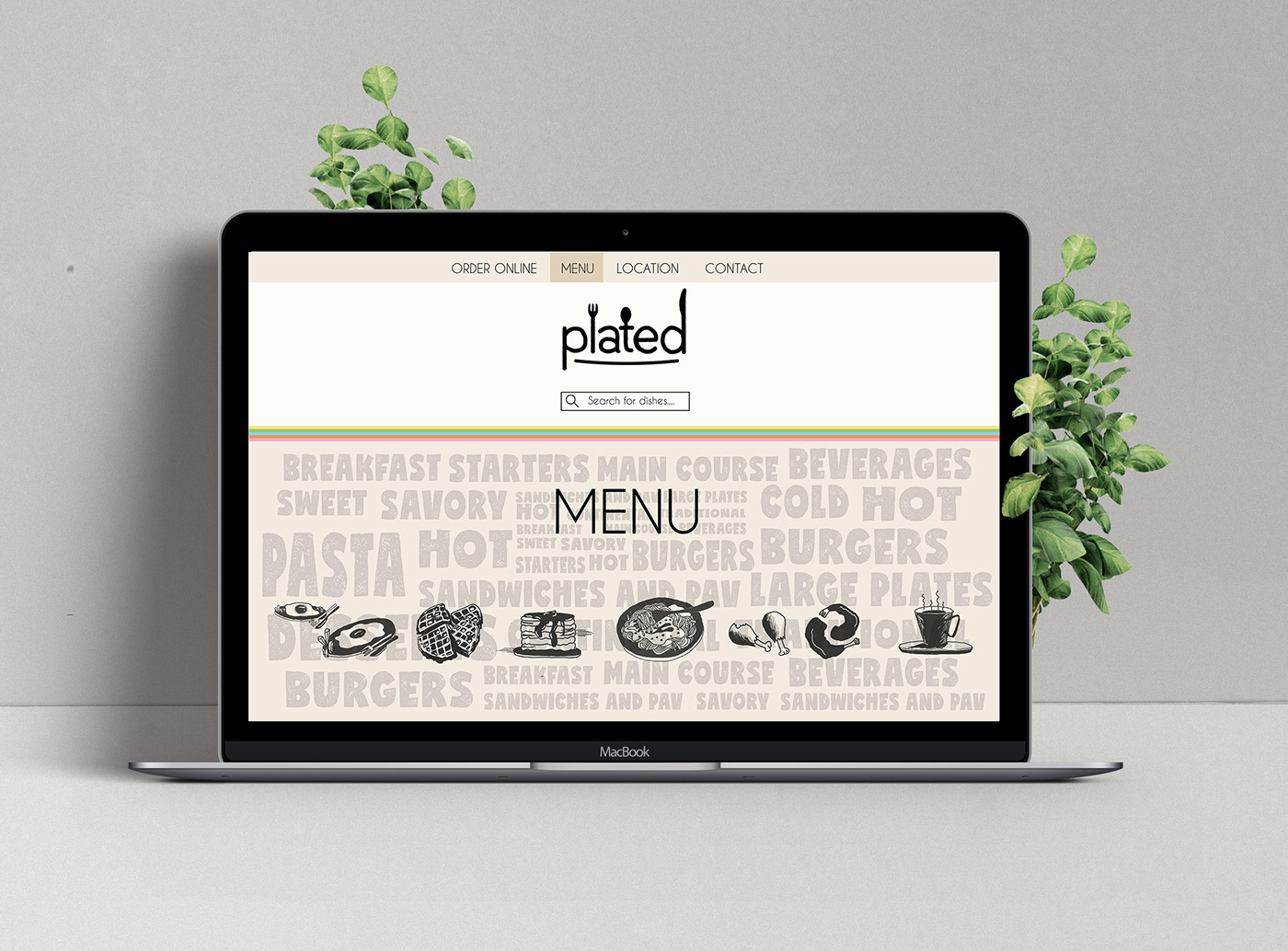 Web Design  Menu Card menu design Food  graphic design  interface design user experience design