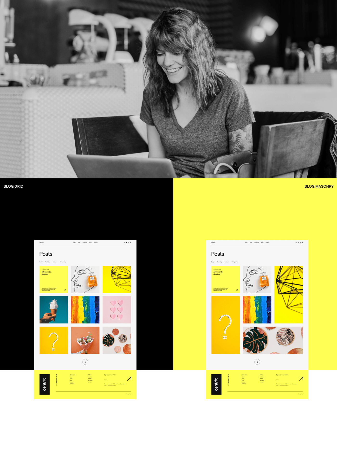 agency concept corporate creative design studio personal portfolio ux/ui Webdesign Website