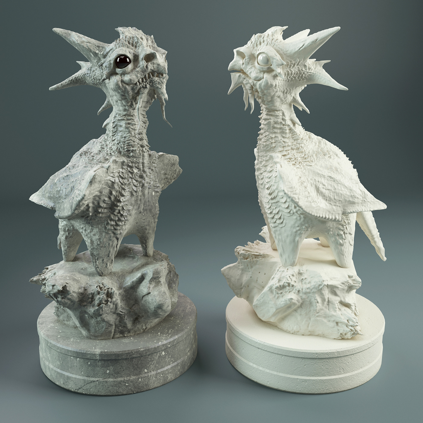 3D render Dragon Speed Sculpting Test GAME ART ZBRUSH DIGITAL 3D 3D painting  
