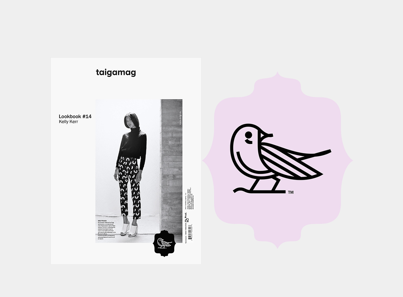 taiga magazine journal editorial art bird taigamag identity Webdesign Minimalism
