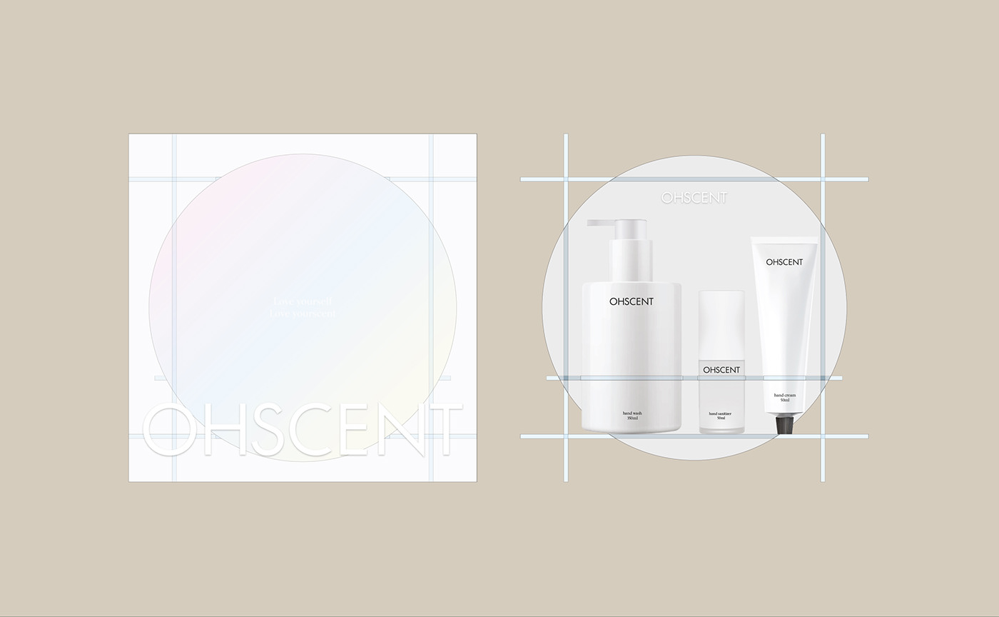 Cosmetic INFLUENCER kit OHSCENT package scent HEAZ