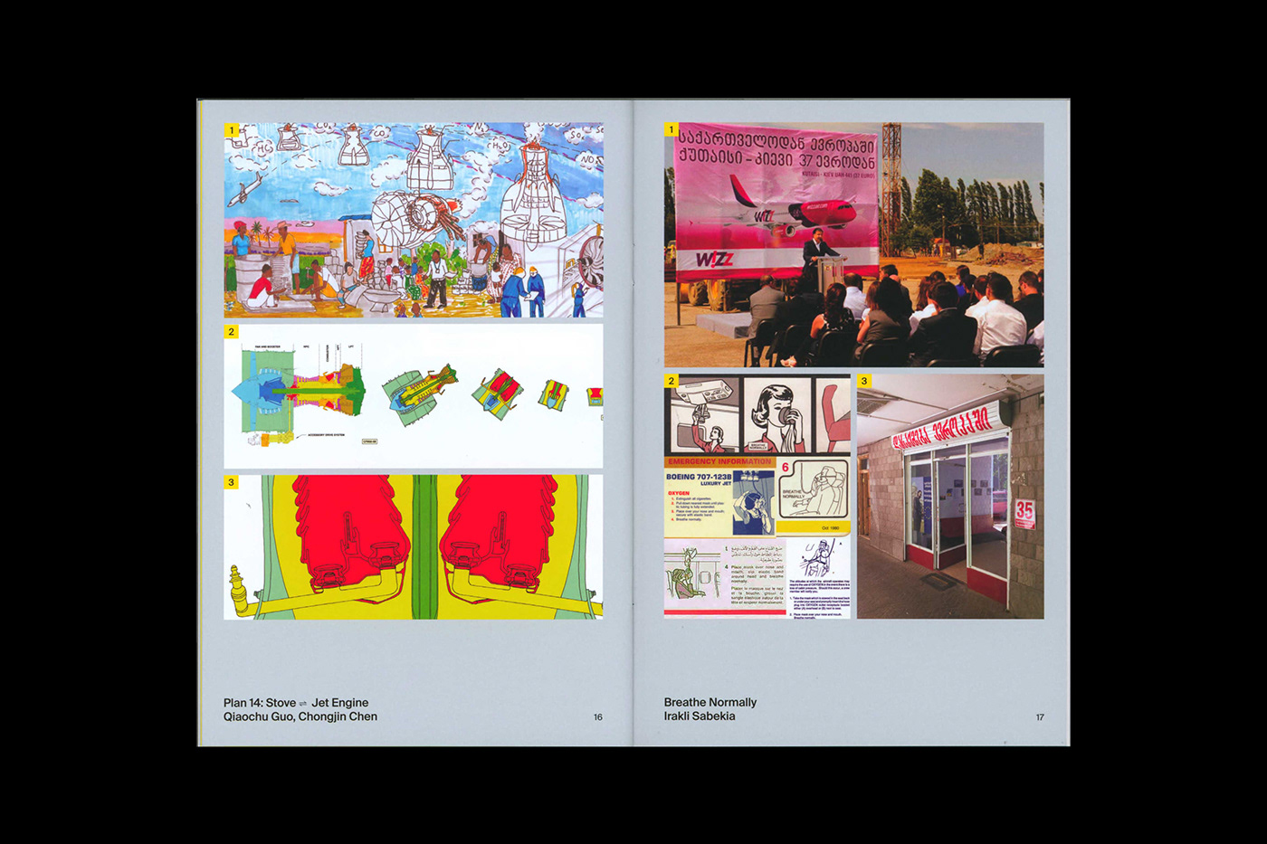 airplanes Booklet brochure dataviz editorial Exhibition  identity infographic swiss yellow