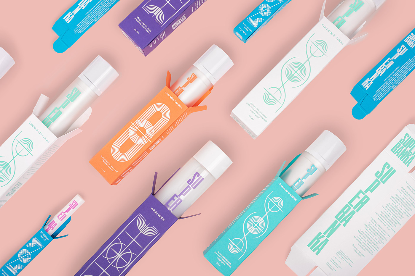 brand identity Packaging cosmetics skincare visual identity branding  Brand Design typography   graphic design  print