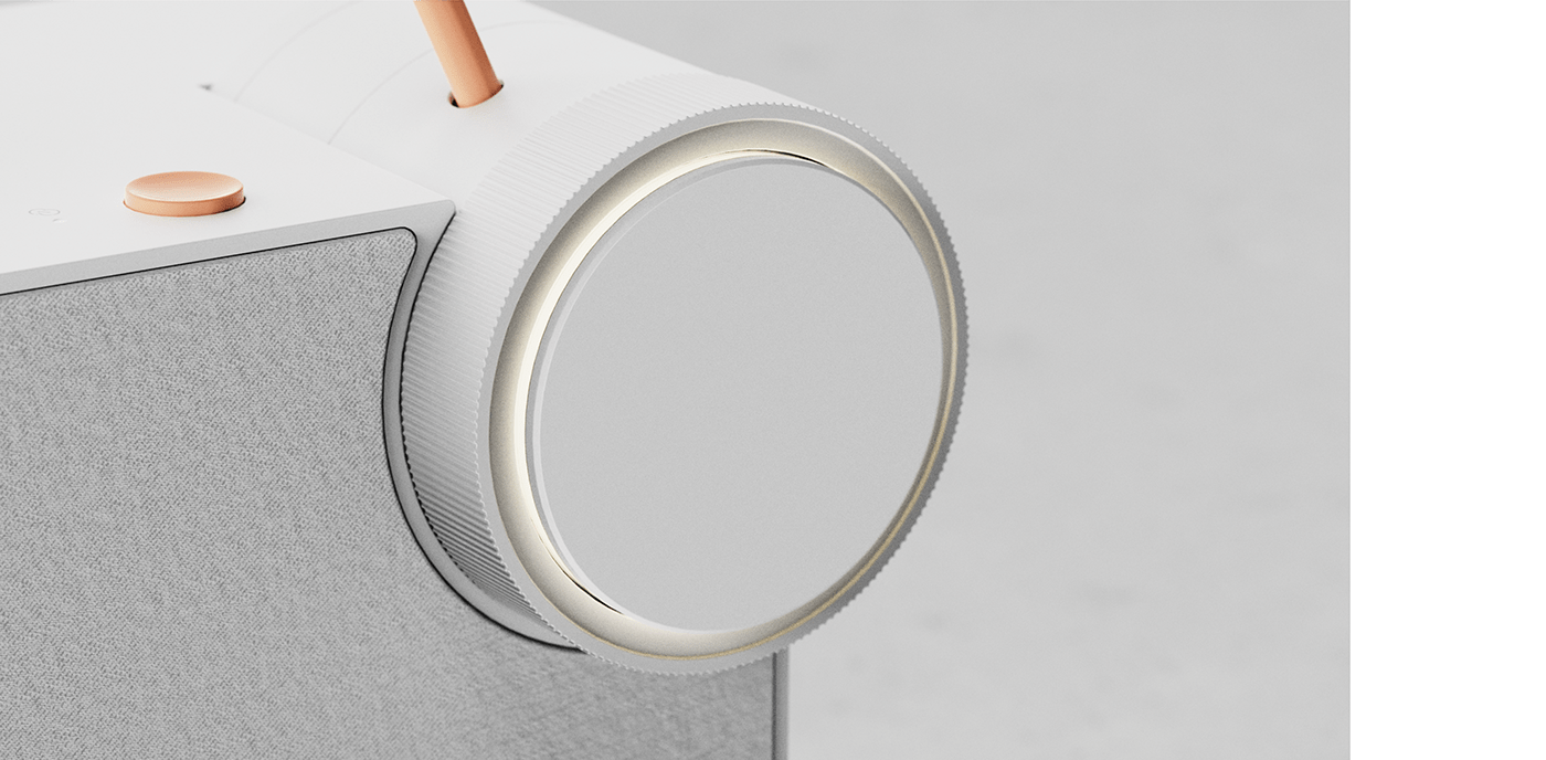 250design Audio button product design  speaker turntable