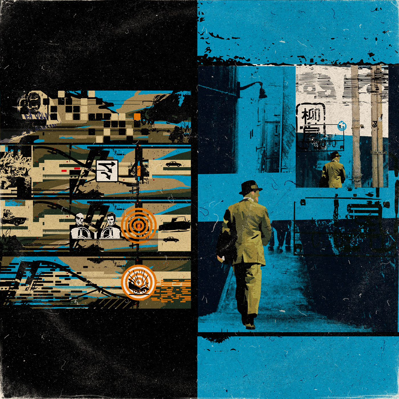music design mixed media collage escaphandro Brazil mike patton