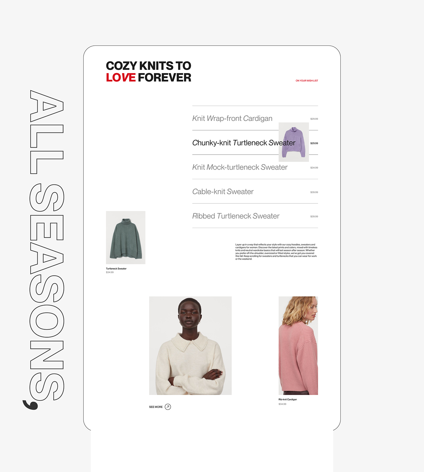 clothes concept e-commerce Fashion  Minimalism redesign ux/ui Website