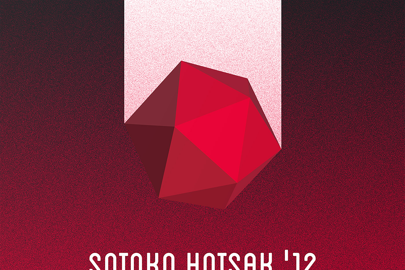 poster concert Music Festival festival meteorite geometric gradient red metaphor rock basque country spain