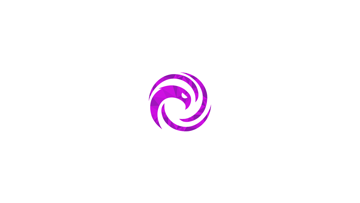 anime Gaming logo circle Phoenix violet elegant Unique The alchemist Abdullah El-Omiry