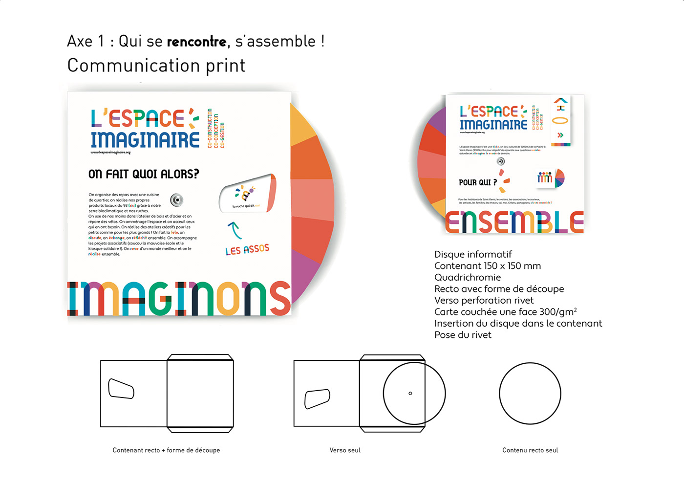 colorful design friche Fun identité visuelle lieu Logotype print signalétique Web Design 