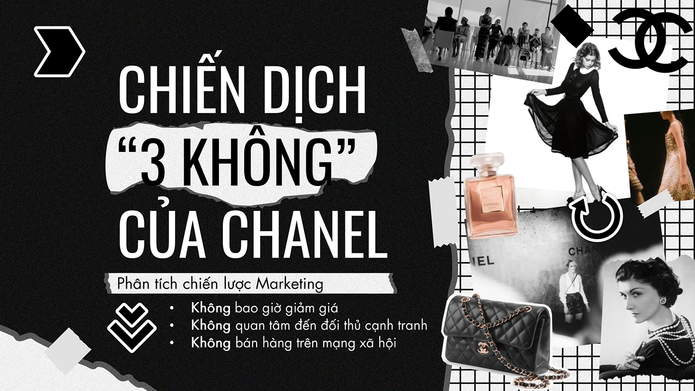 artwork black and white chanel Coco design Fashion  high fashion marketing   scrapbook strategy
