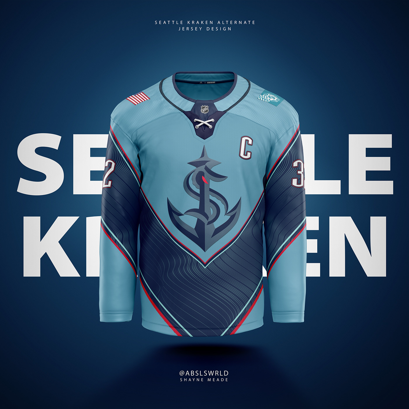 art direction  design jersey NHL Skating sports