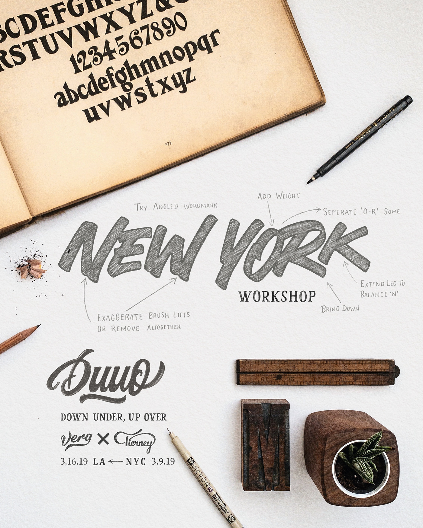 logo Logotype Calligraphy   lettering Workshop graphic design 