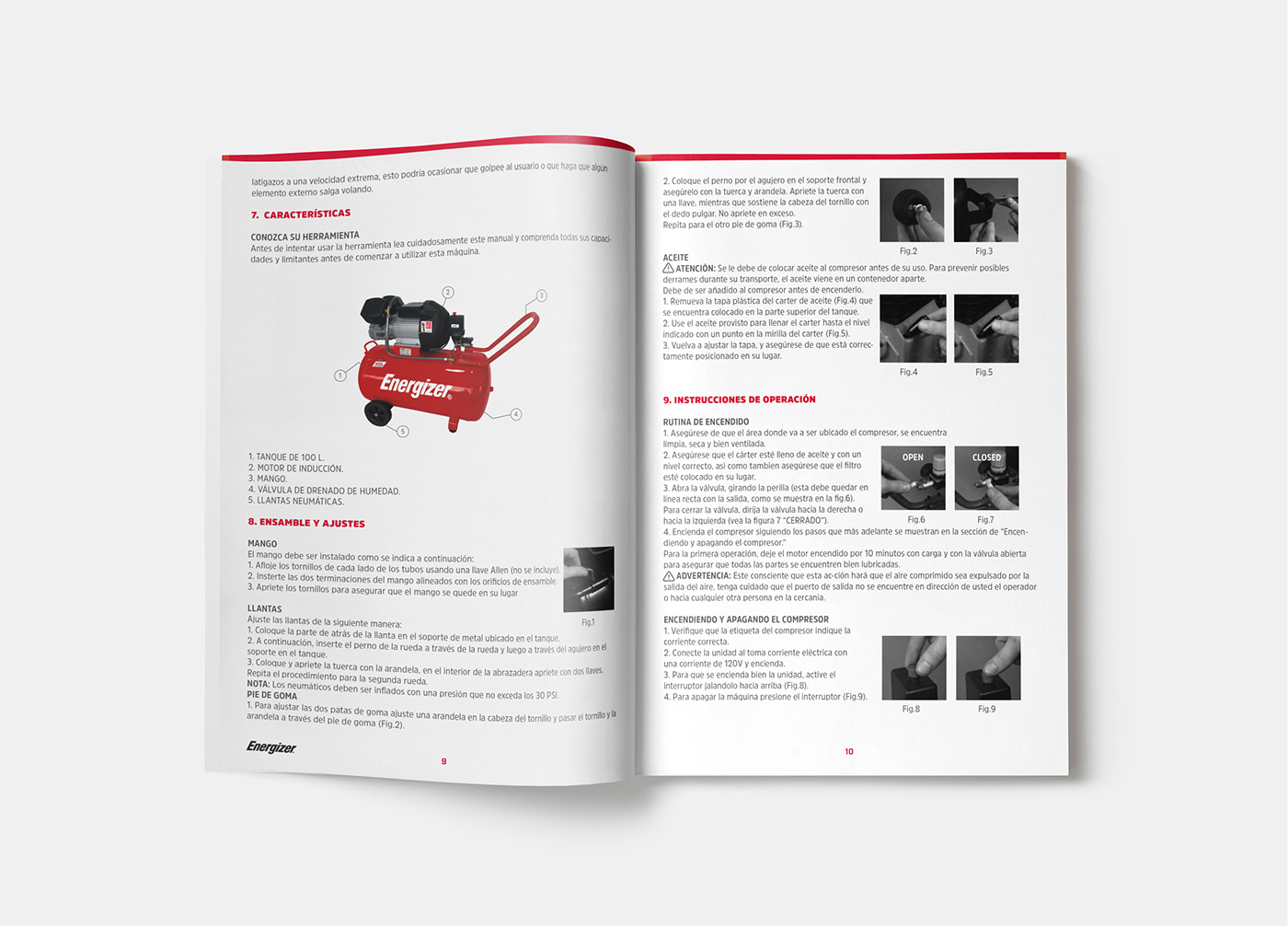 design grahic design diseño gráfico energizer power tools editorial editorial design  manual Diseño editorial magazine