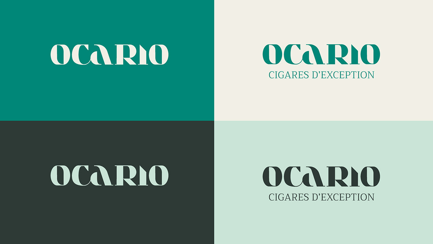 branding  cigar tabac logo Packaging Typogramme luxury