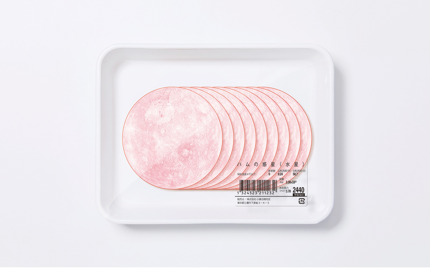 earth Food  ham meat moon pink planet Sun