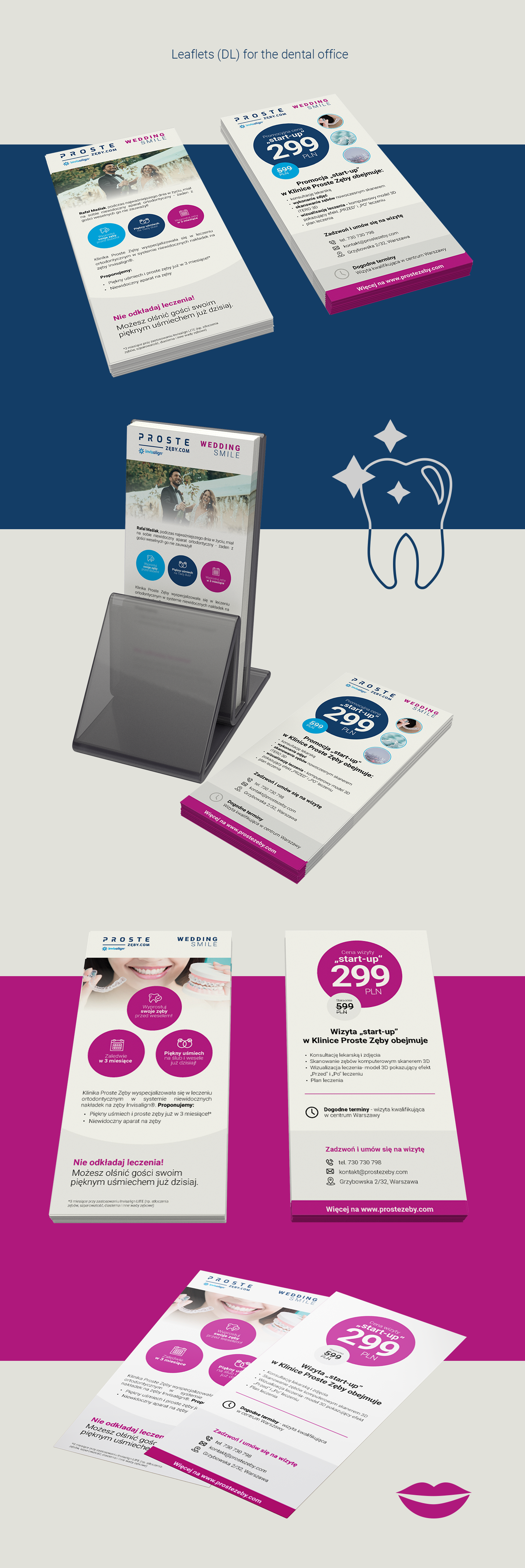 dental medicine leaflet leaflets marketing   Advertising  dentist graphic design healthcare