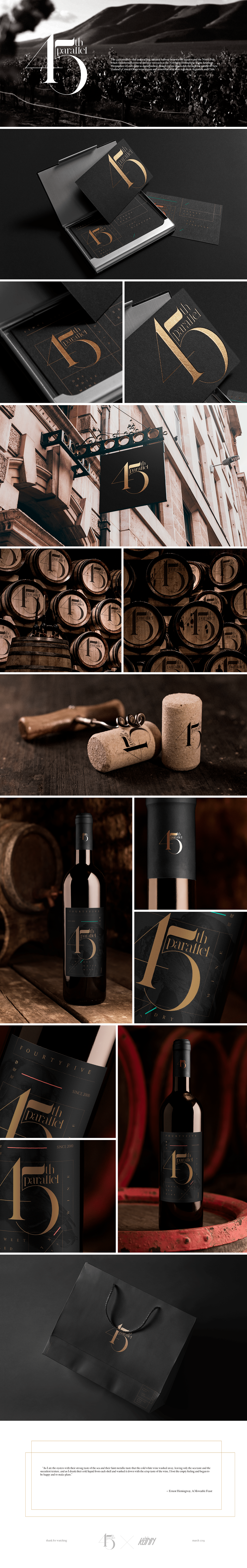 wine bottle Logotype branding  Packaging gold premium luxury typography   print