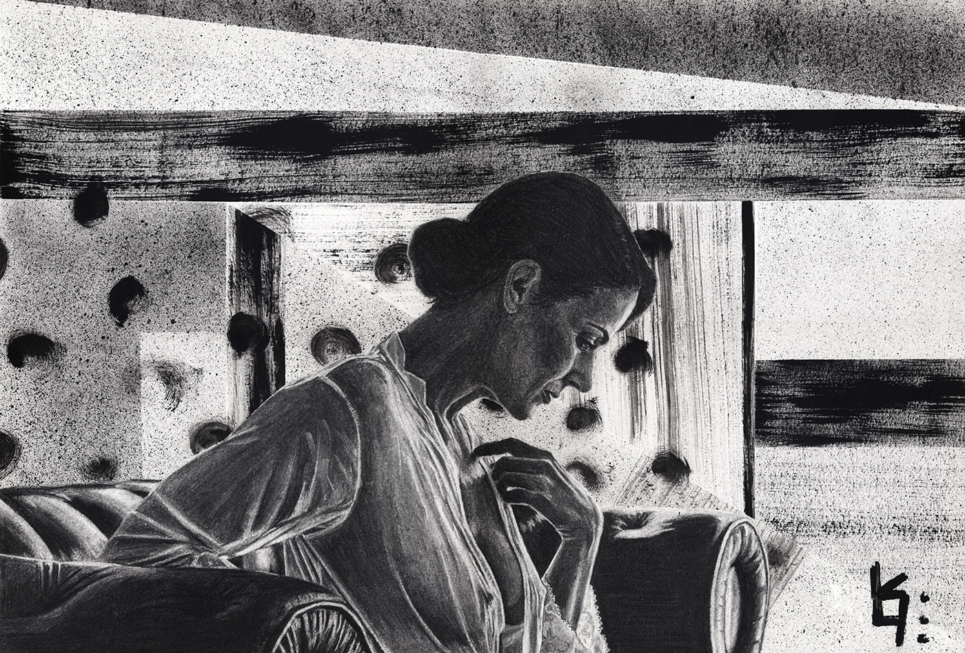art brush charcoal draw Drawing  girl ink mixedmedia pencil portrait