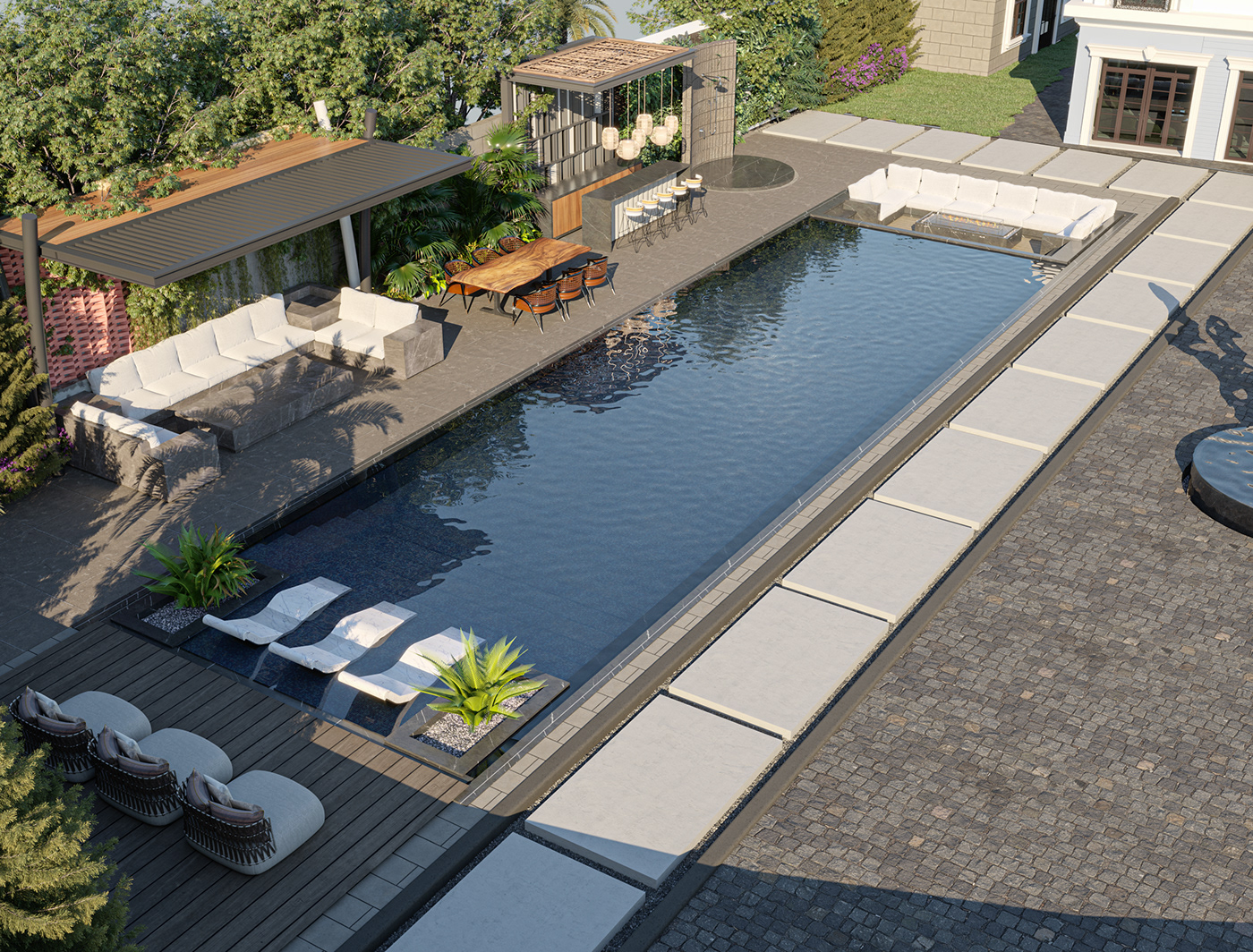 architect architecture bar design garden Landscape Outdoor Patio Pool water