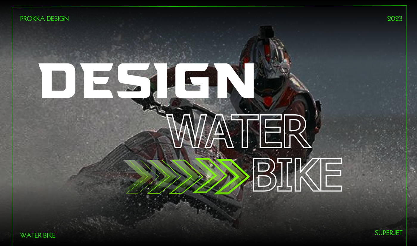 motorcycle Bike water black sport design Водный транспорт