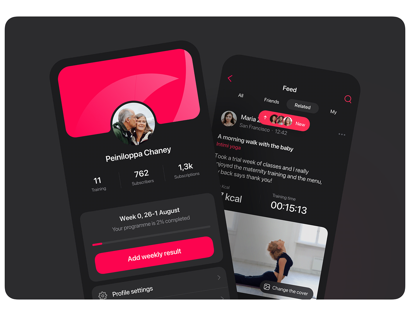 fitness Health gym workout training app mobile UI/UX ui design user interface