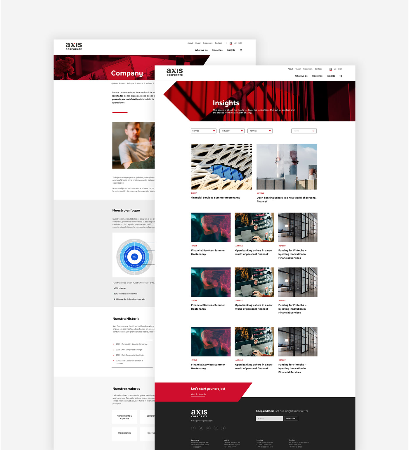 corporate digital art direction digital design ui design visual design Web Design  Website