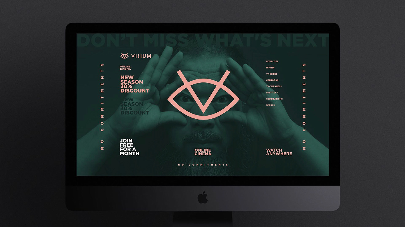 branding  Cinema onlinecinema poster Logotype identity кинотеатр digital афиша Netflix