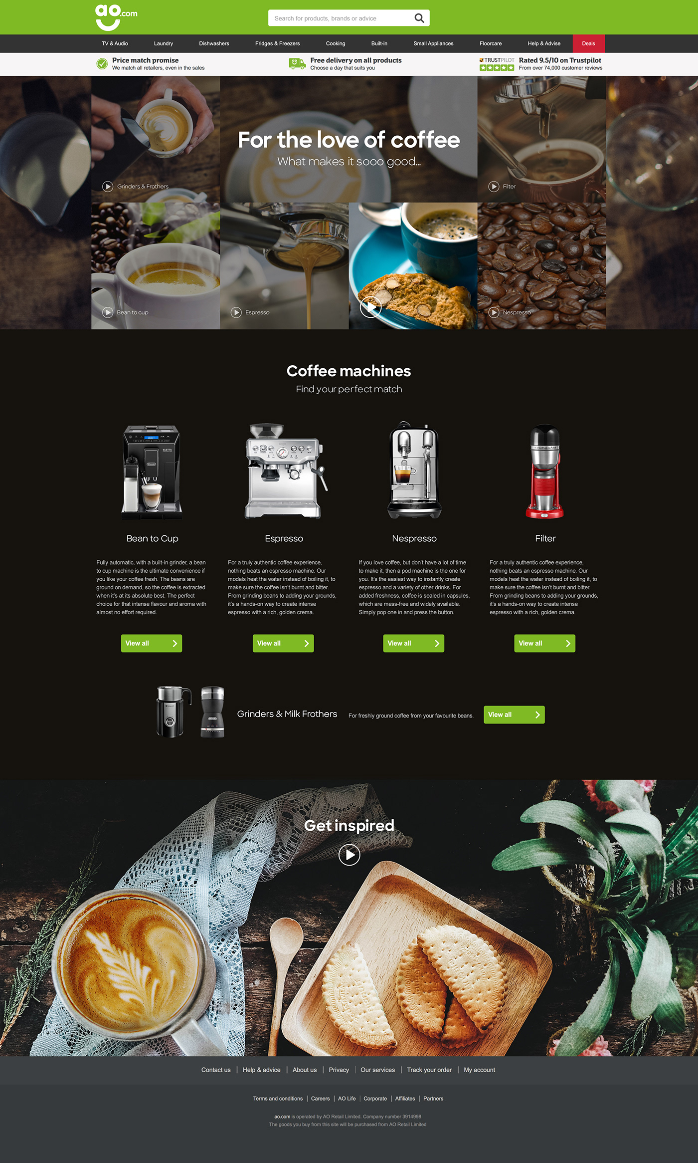 Coffee Web Design 