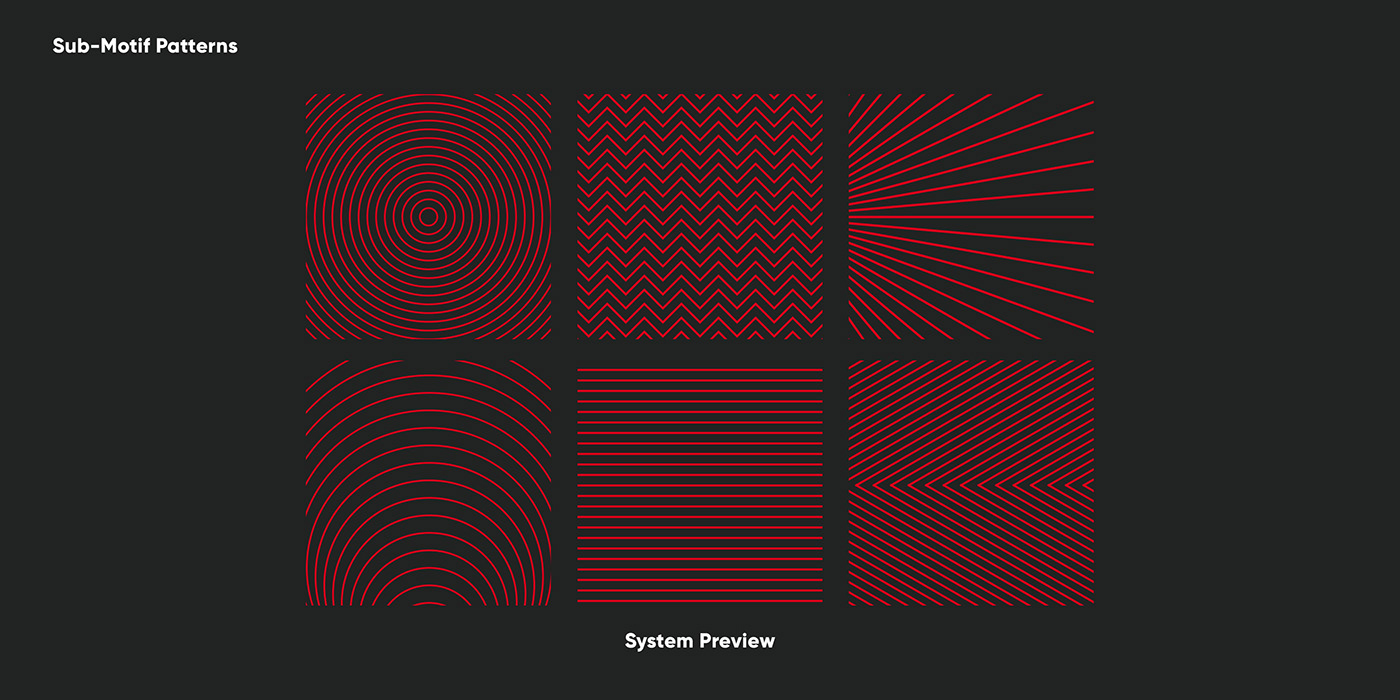 An image showing Fuji+'s developed 6 patterns