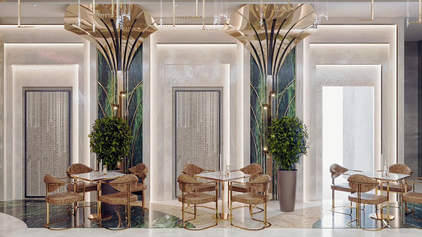 ancient egypt ancient lobby cafeteria design Egyptian hotel hotel design hotel lobby interior Interior lobby design luxury lobby modern