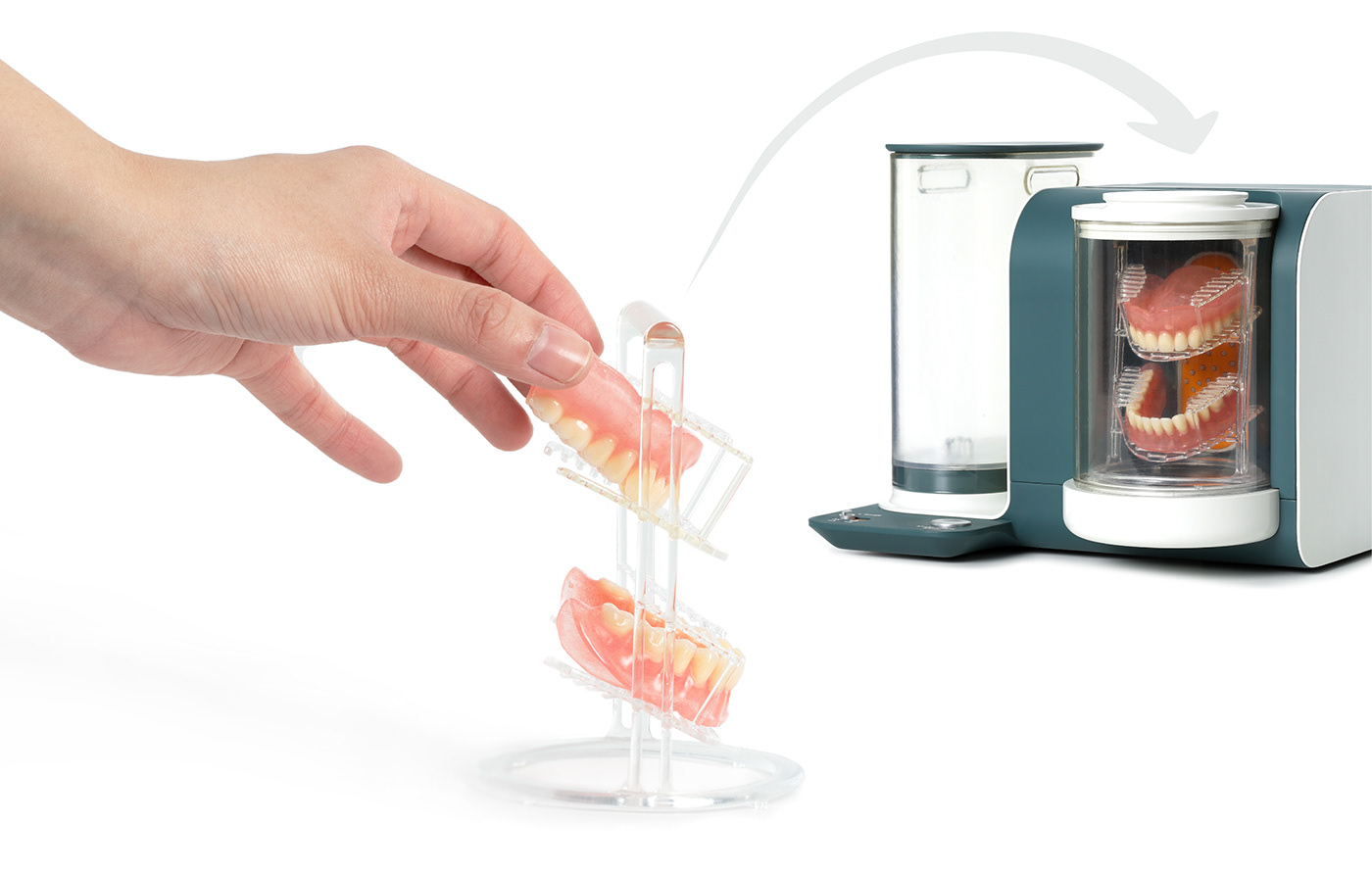 concept design denture denture cleaning good health and wellbeing industrial design  product