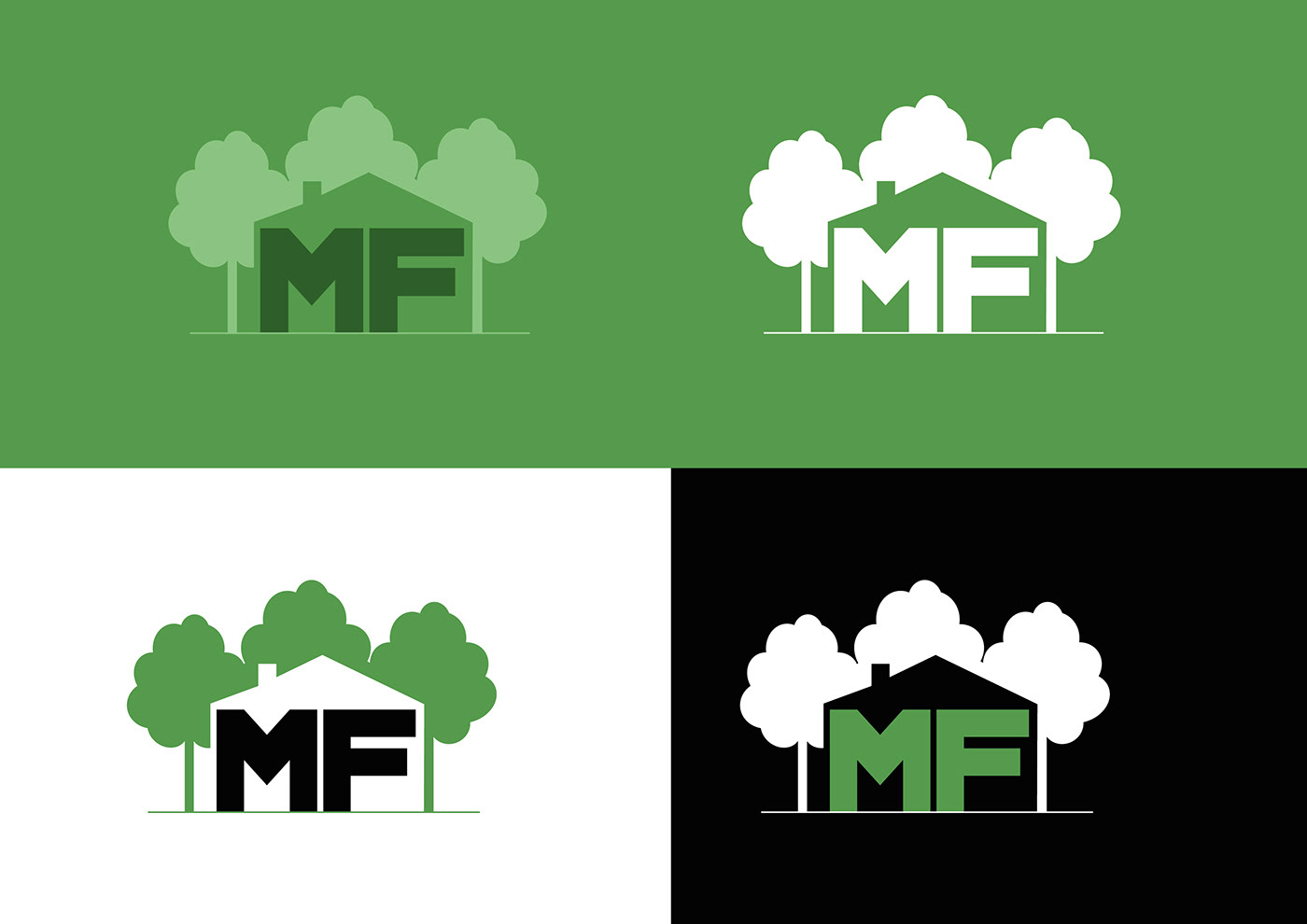 brand identity graphic design  logo visual identity Brand Design logo designer graphic landscaper worker forest