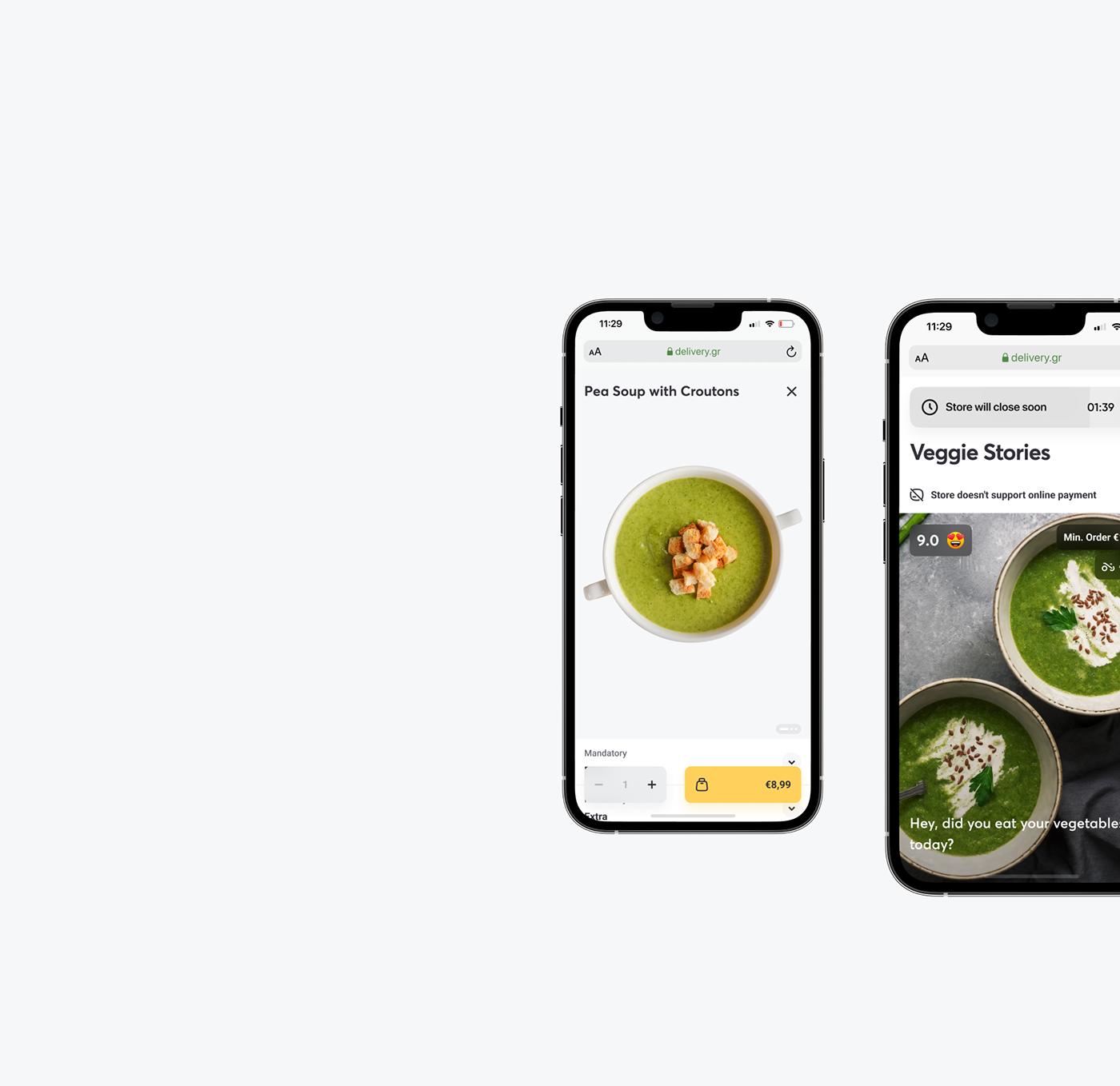 delivery app delivery.gr flat Food  food delivery minimal Responsive ui ux user interface Web Design 