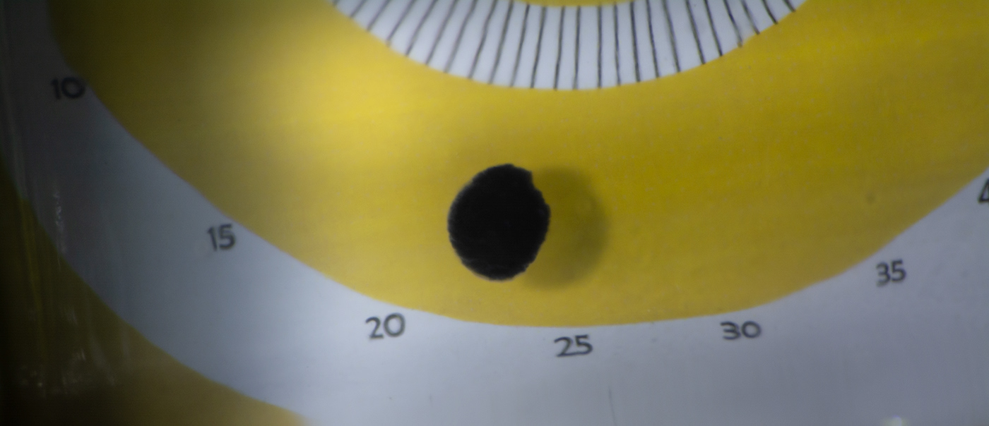 ferrofluid clock water hydrophobic installation Arduino Timelaps time adobeawards