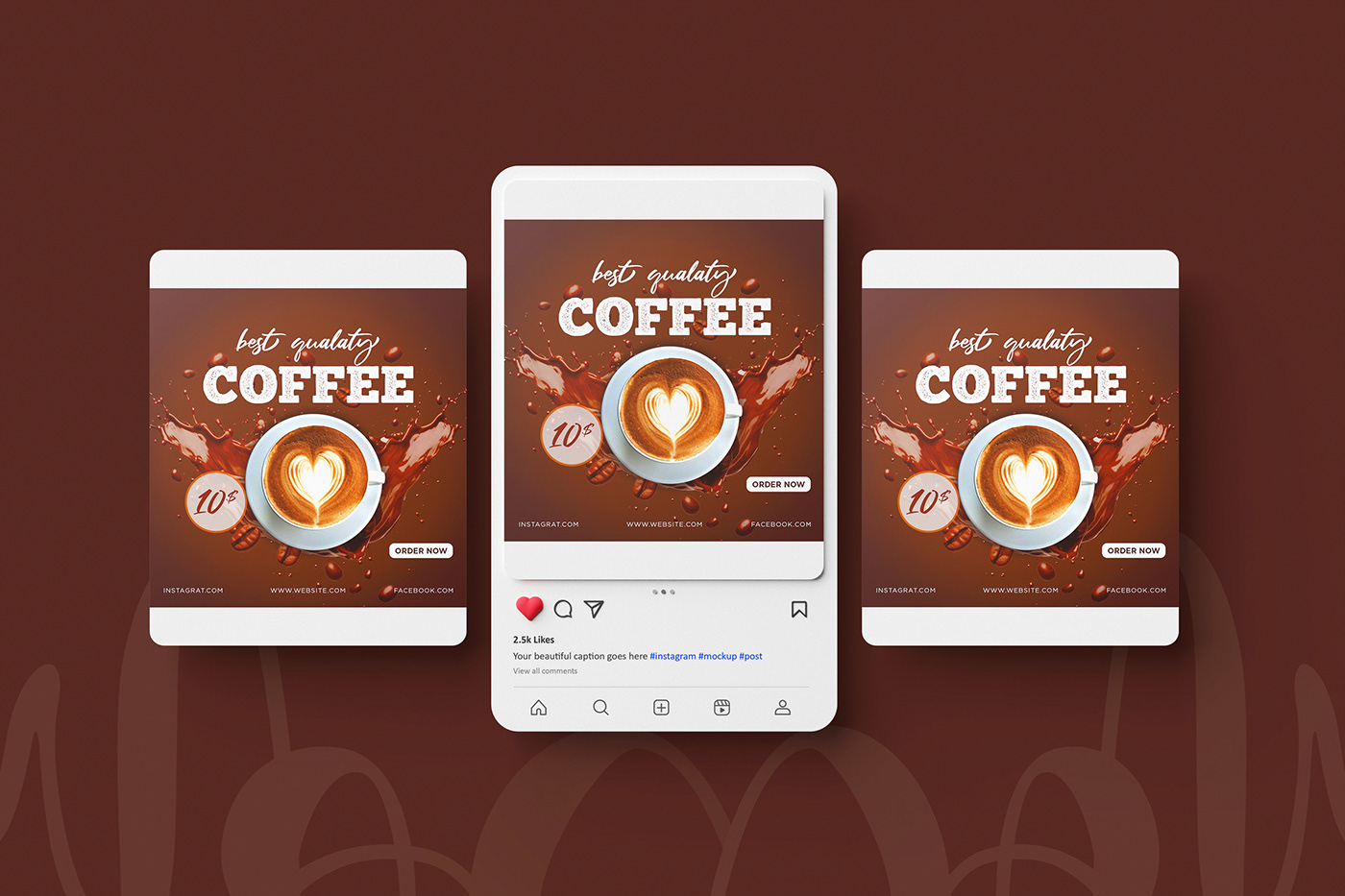 coffee cup Coffee Design Social media post Graphic Designer Socialmedia social media Social Media Design Instagram Post facebook ads