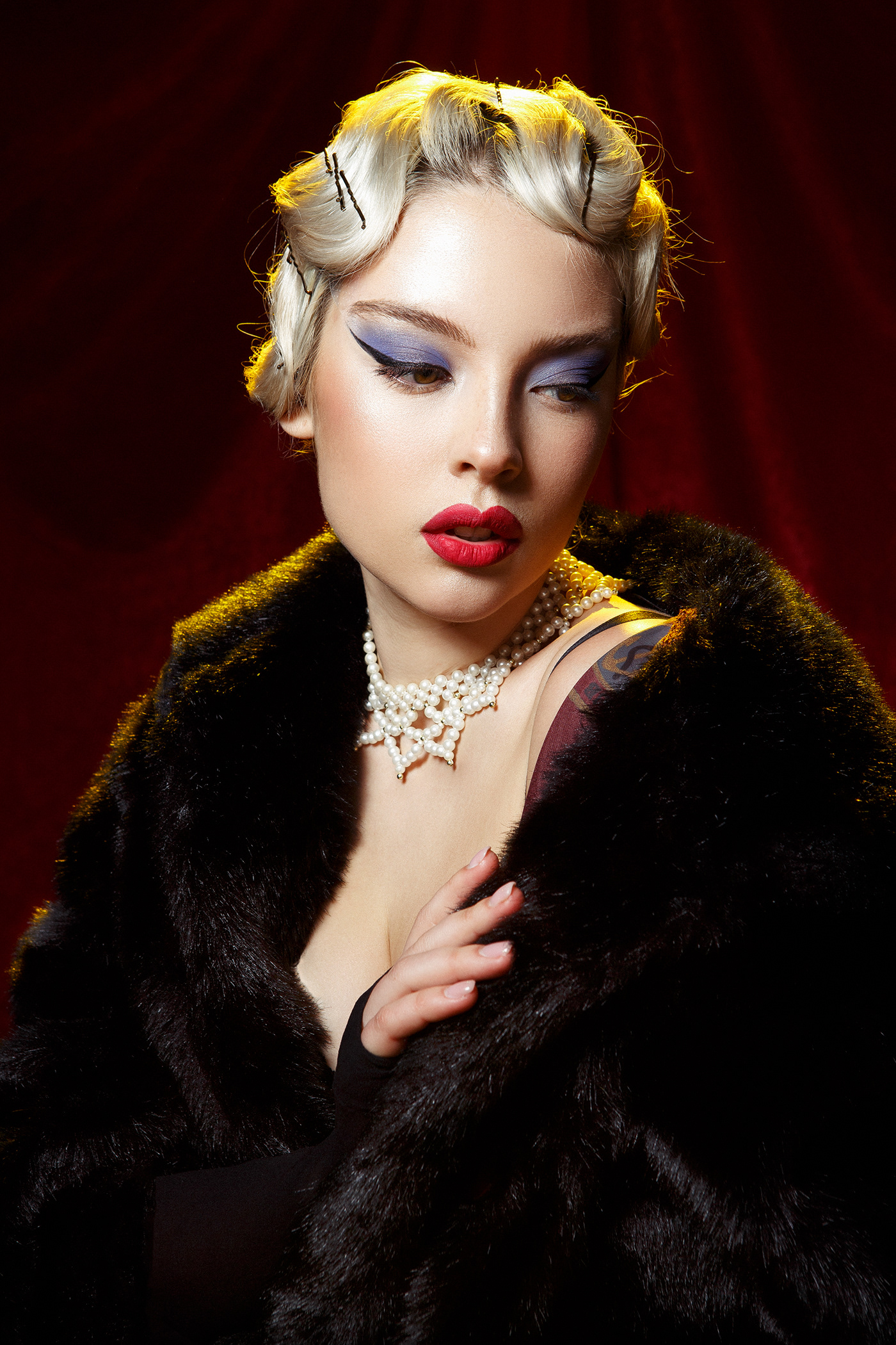 beauty Bullet Classic hair MUA pearl Photography  retouch studio
